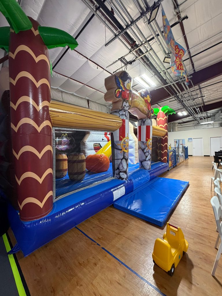 The Pirate Bounce House view