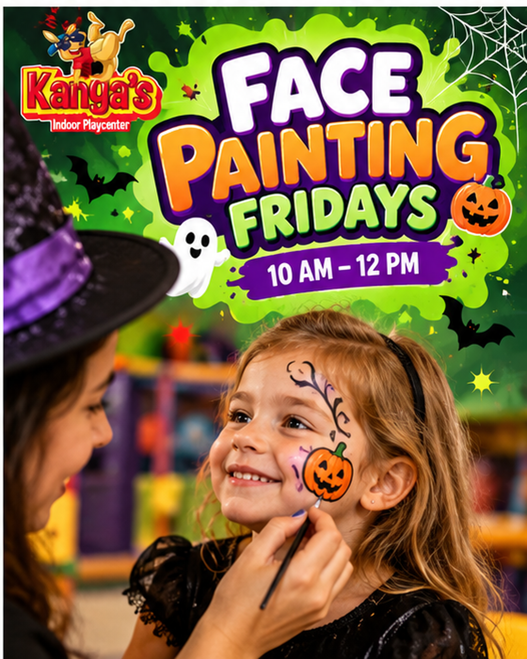 Haloween Fridays Face Paint